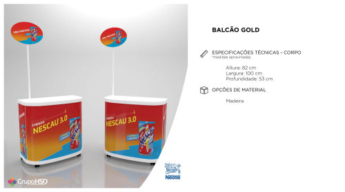 BALCÃO GOLD - GRUPO HSD